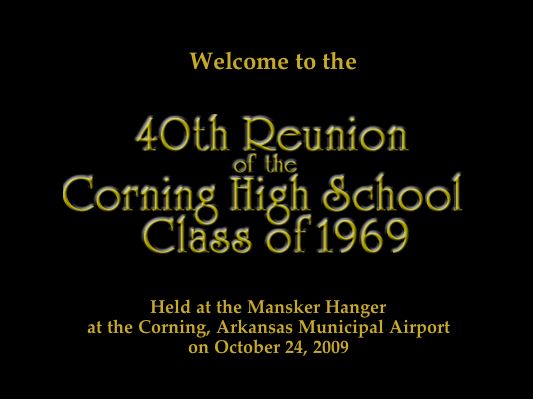 Corning High School Class of 1969 40th Reunion Photo Gallery image 00